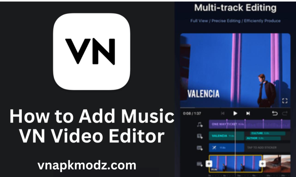 Add Music in VN Video Editor